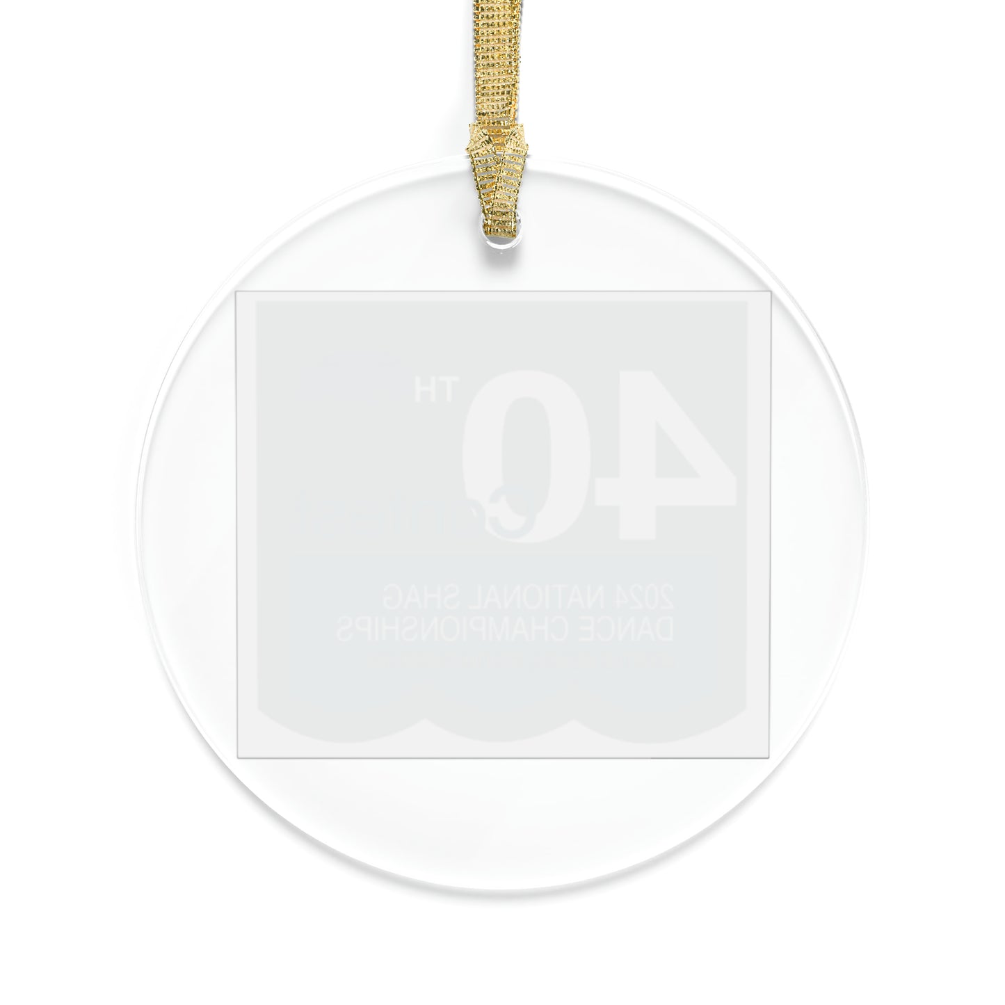 NSDC 40th Annual Logo Acrylic Ornament