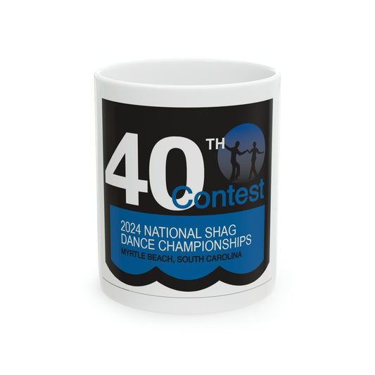 NSDC 40th Annual Logo Ceramic Mug, 11oz